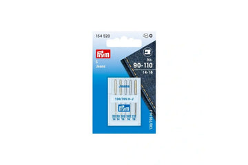 Prym Nähmaschinennadeln "Jeans", 130/705, 90-110, sortiert, Art.-Nr. 154520